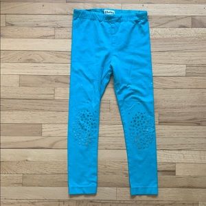 Hatley turquoise girls leggings 4t